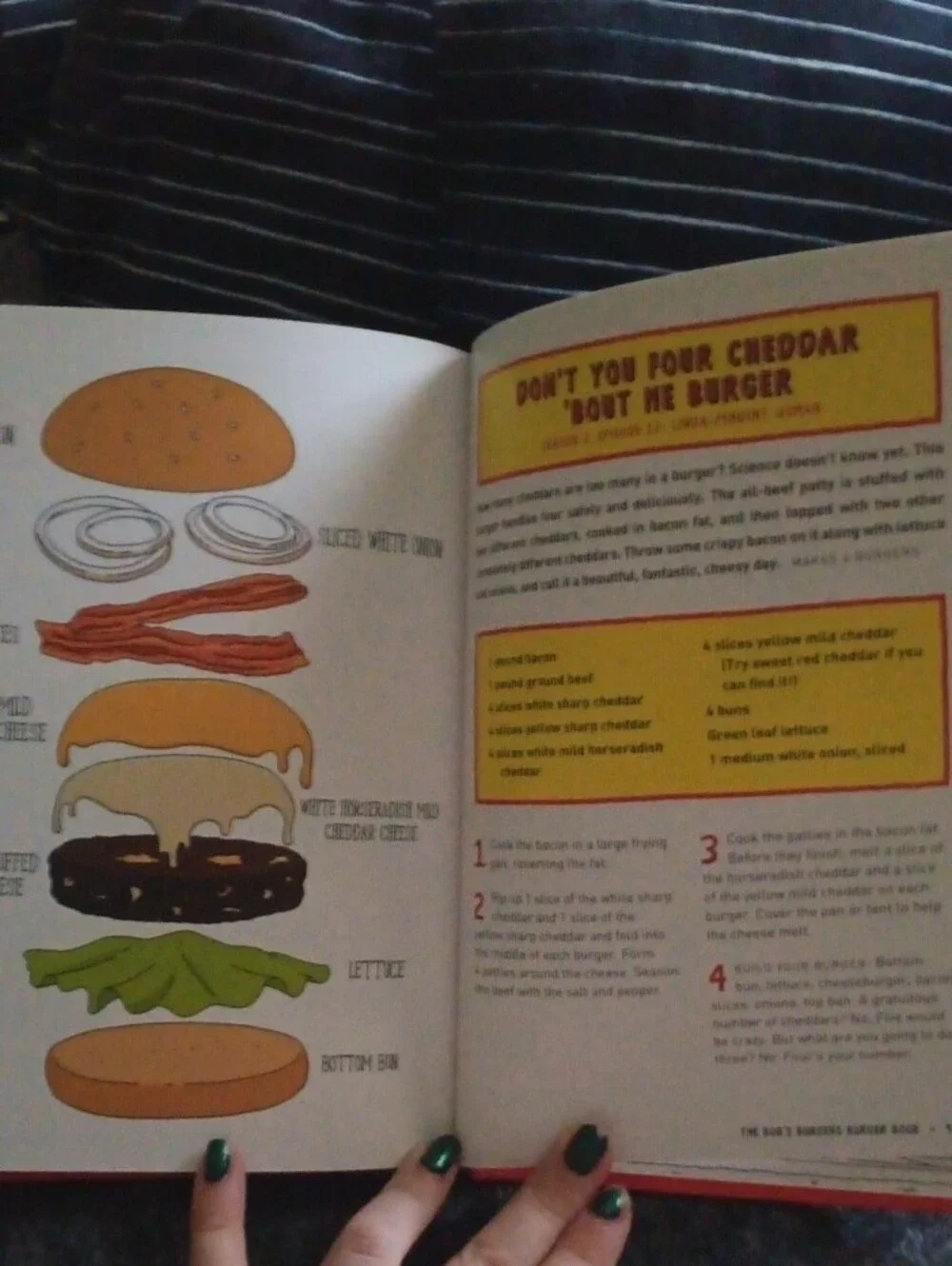 The Burger Book – Red/Yellow Cookbook by